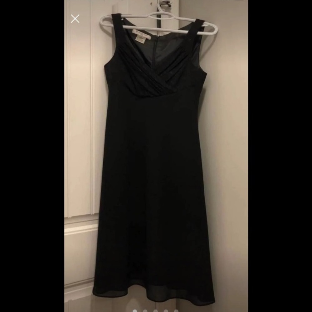 Evan Picone Black Dress Size 6P